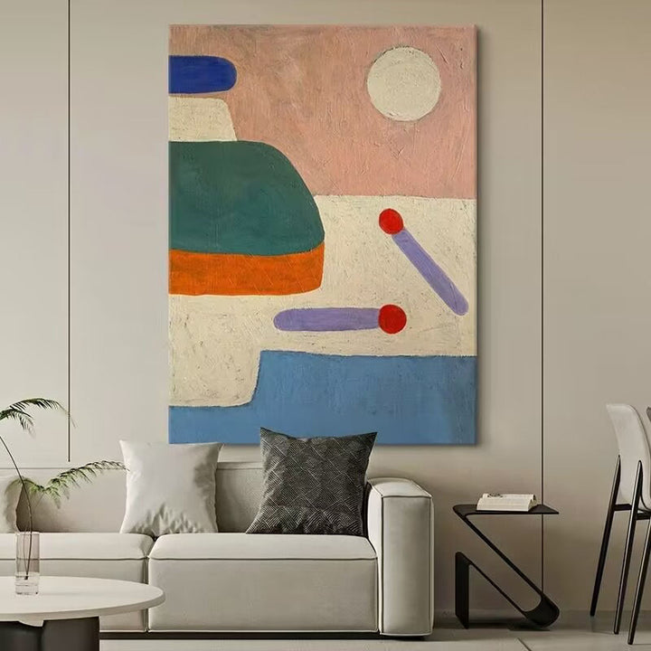 Abstract Geometrische Muurkunst