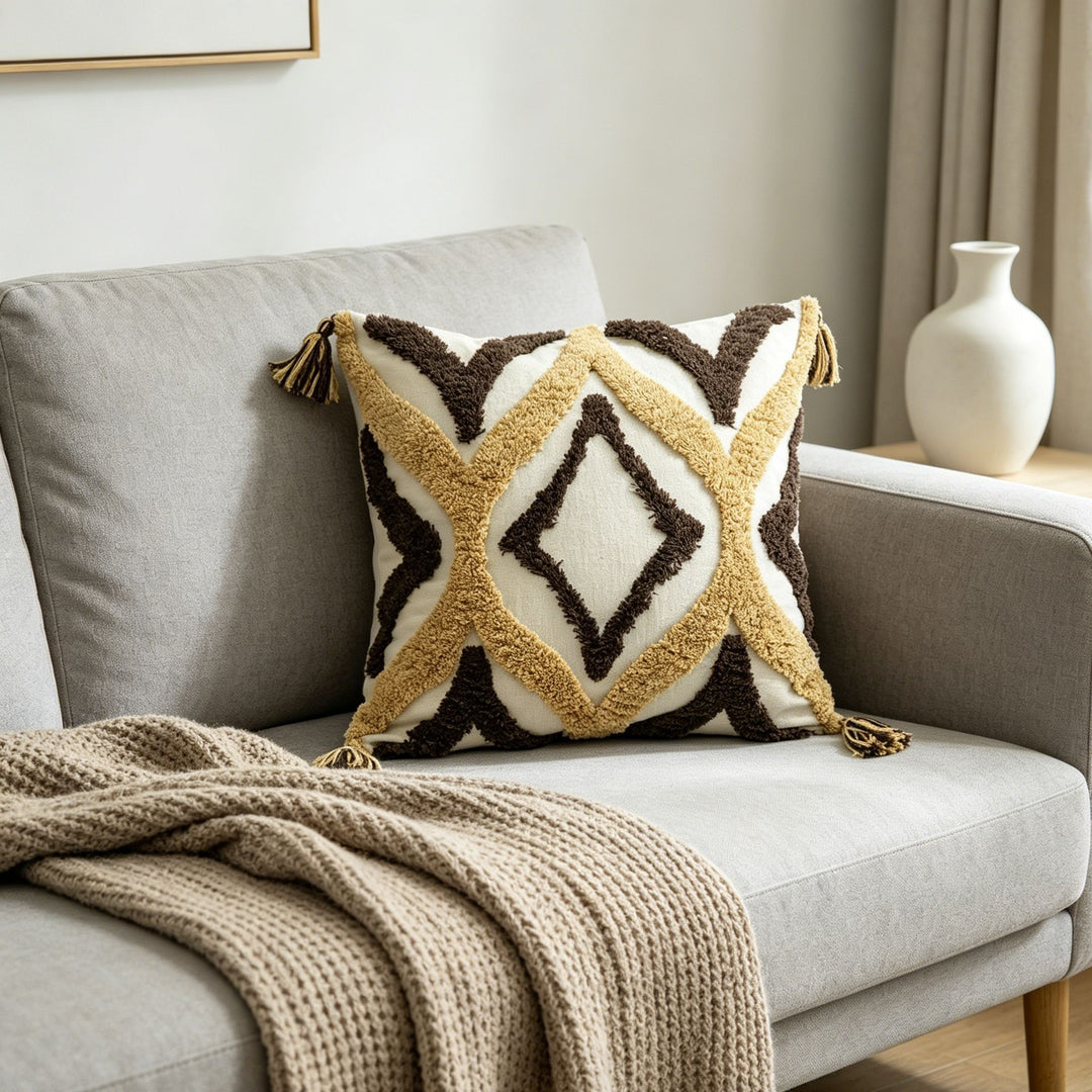 Boheems Textured Accent Kussen