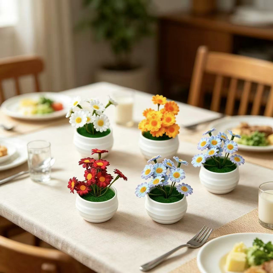 Decoratieve Daisy Plantenarrangement