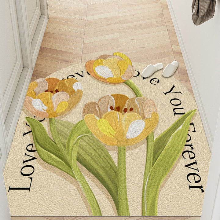 Fleurige Decoratieve Deurmat