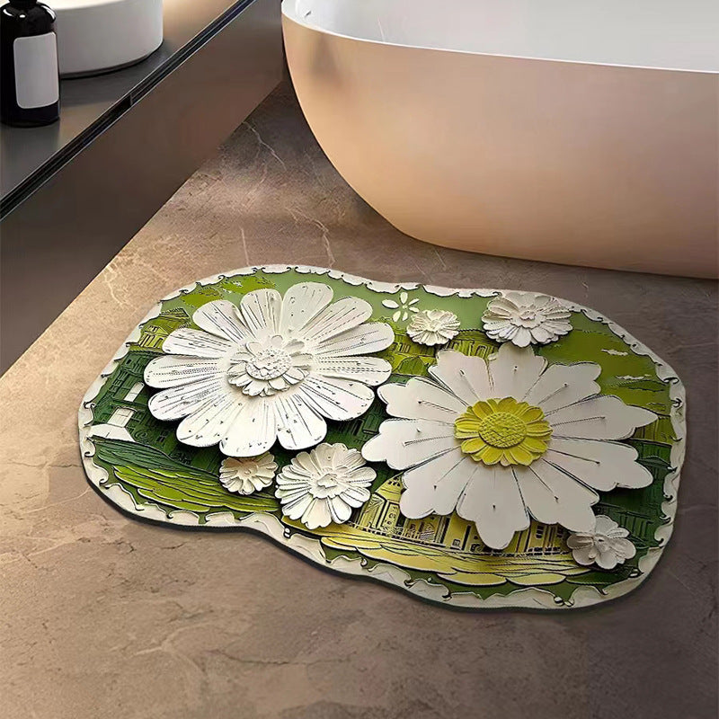 Bloemmotief Mat
