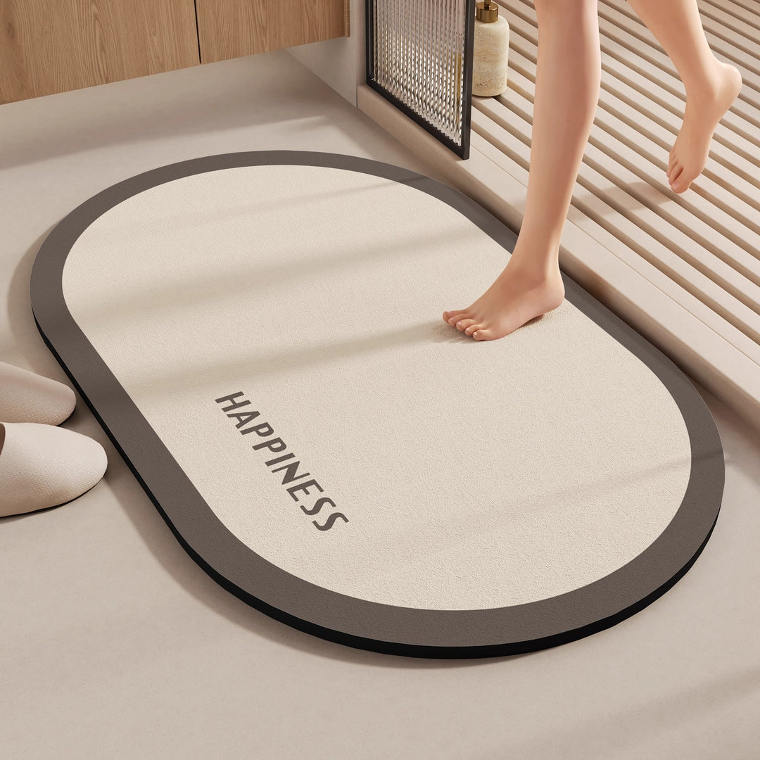Elegante Ovale Decoratieve Gebiedsmat voor Thuis