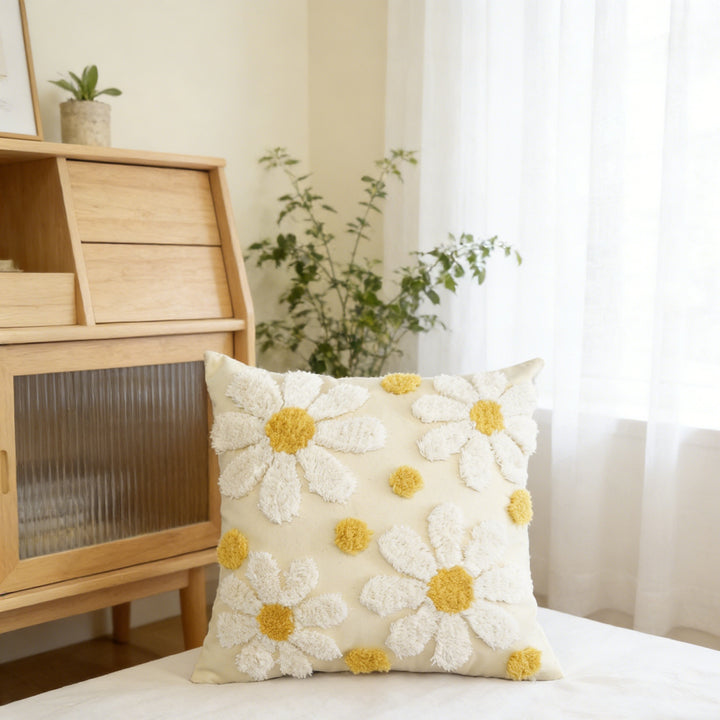 Floral Pluche Decoratieve Gooi Kussen