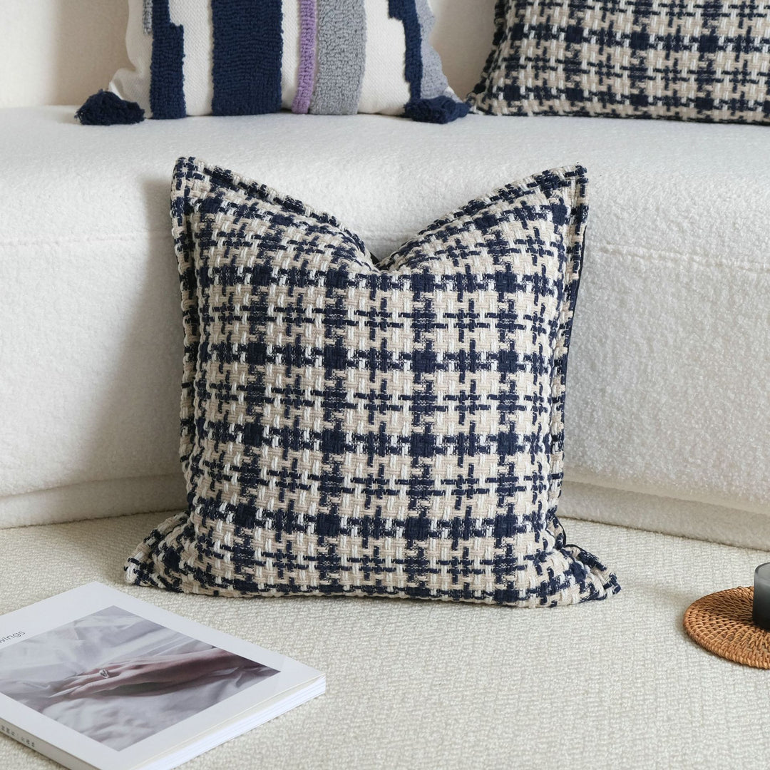 Decoratieve Sier Kussen voor Slaapkamer Weergave