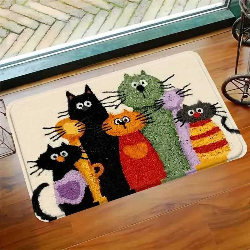 Speelse Kat-Thema Binnengebied Mat