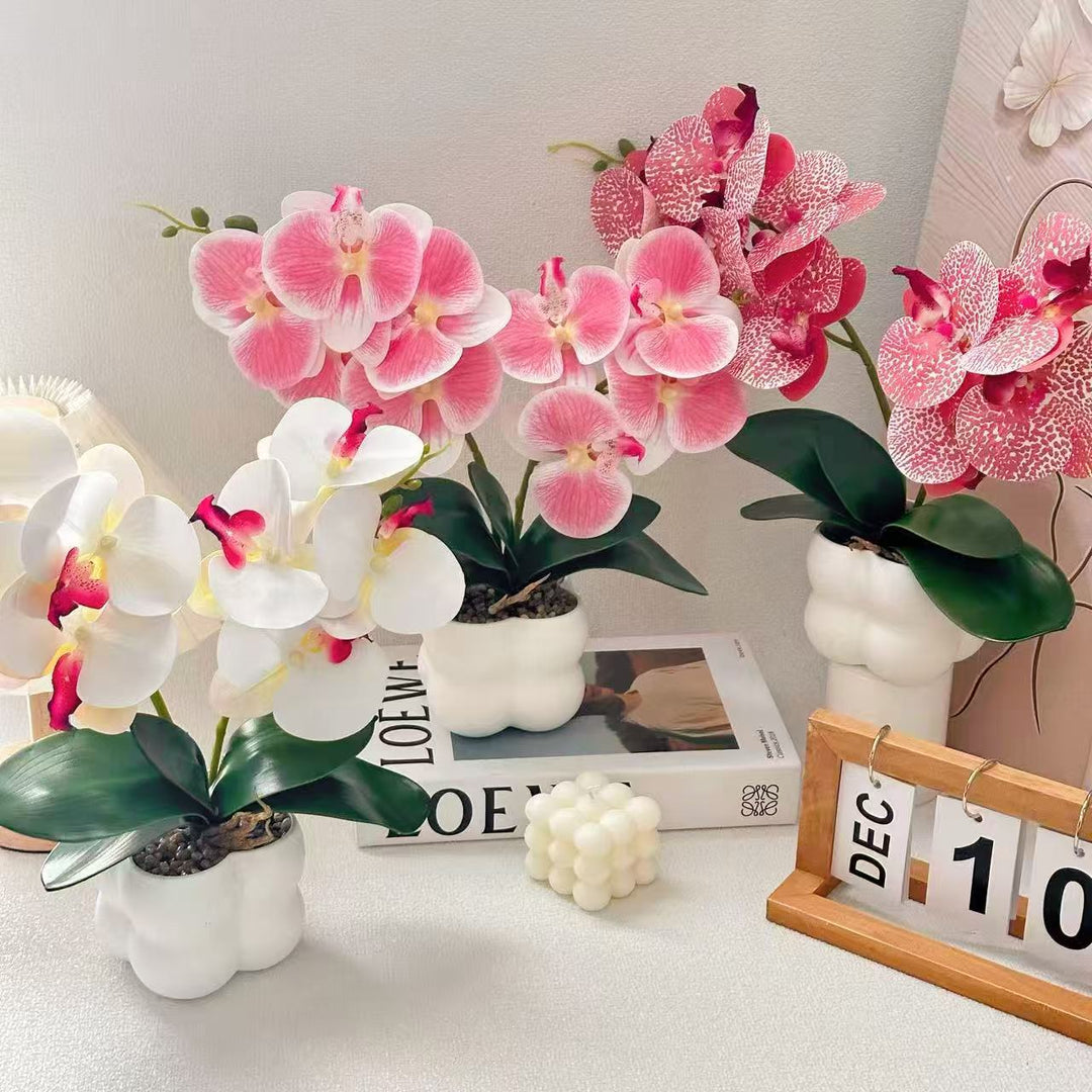 Kunstmatige Orchidee Arrangement voor Huisdecoratie en Binnenweergave