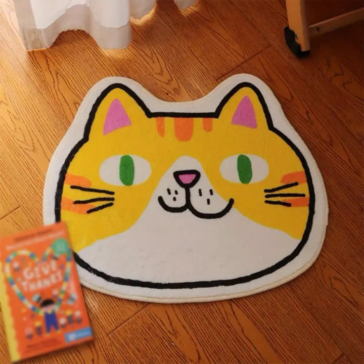 Kat-vormige Decoratieve Vloermat