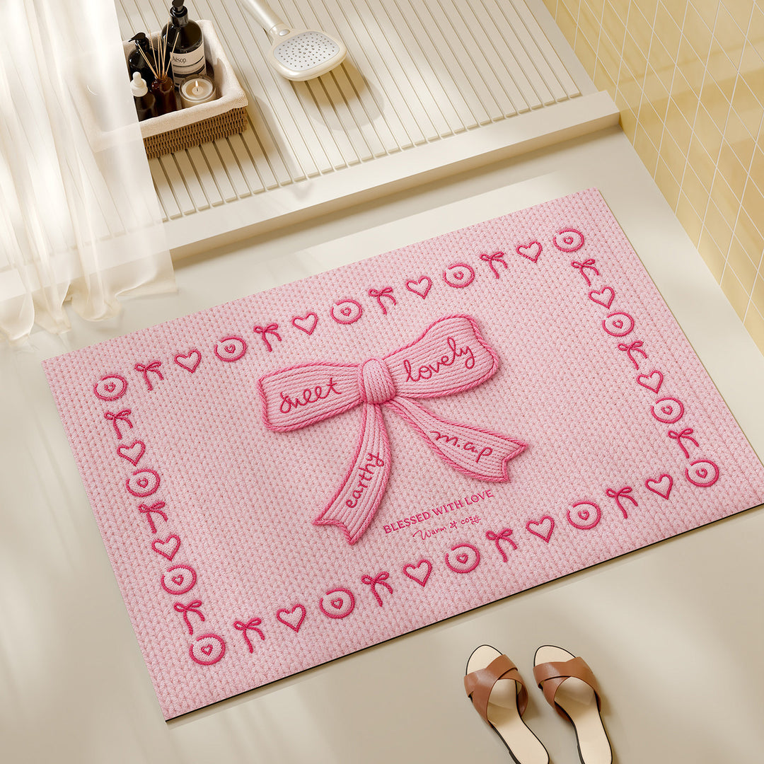 Decoratieve Geweven Badmat