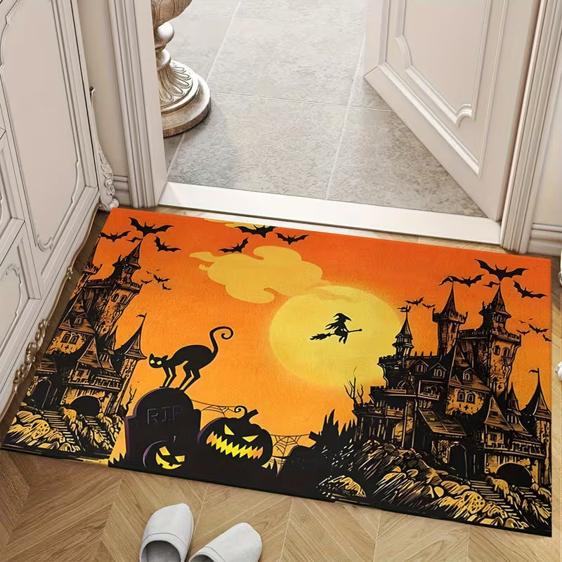 Halloween-Themed Decoratieve Deurmat