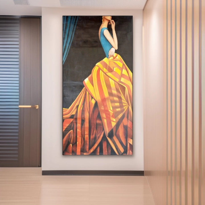 Abstract Fashion Illustratie Canvas Art