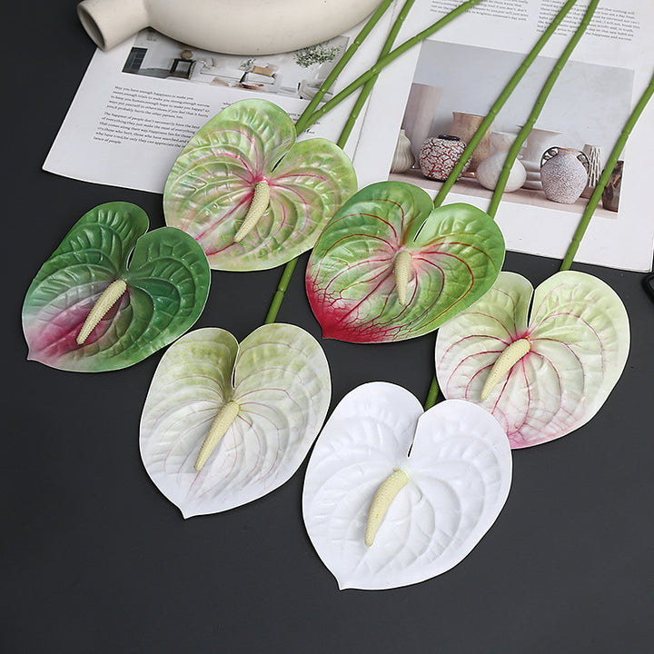 Elegante Faux Anthurium Bloem