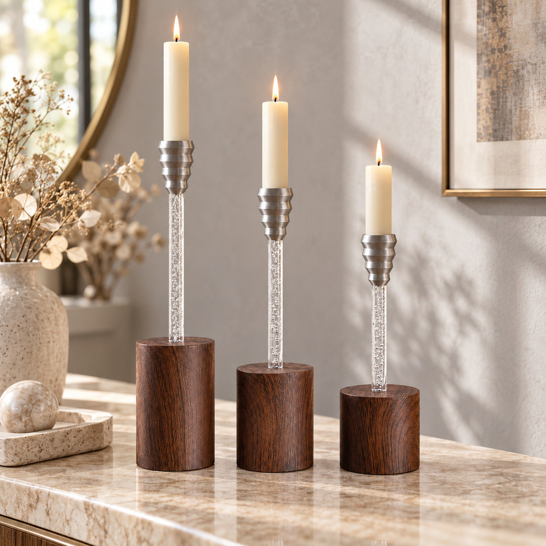 Decoratieve Glas en Hout