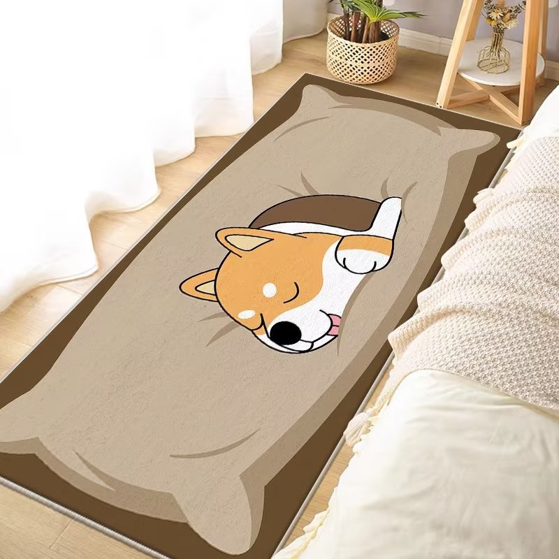 Leuke cartoon kat-thema vloerkleed