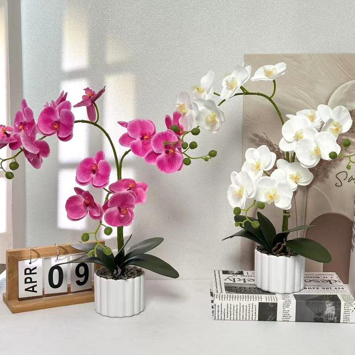 Realistische Kunstmatige Orchidee Bloem Arrangement voor Thuisdecoratie
