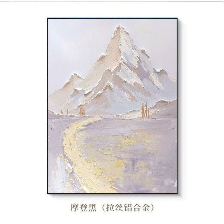 Abstract Mountain Landscape Canvas Kunstwerk