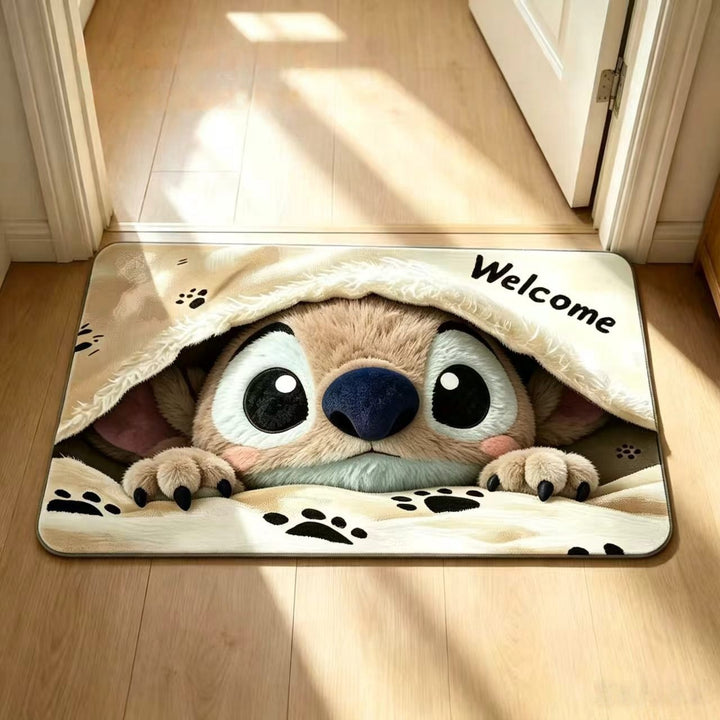 Schattige dieren thema deurmat
