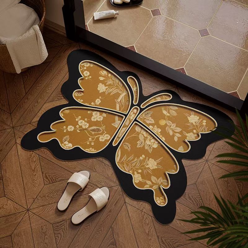 Vlinder-vormige Decoratieve Vloermat