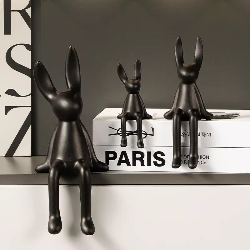 Moderne Decoratieve Konijnenfiguur