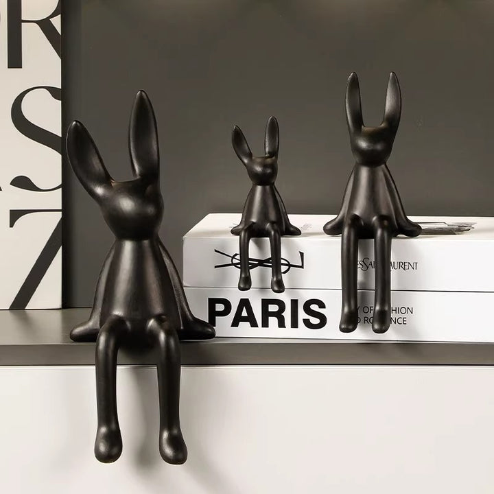 Moderne Decoratieve Konijnenfiguur