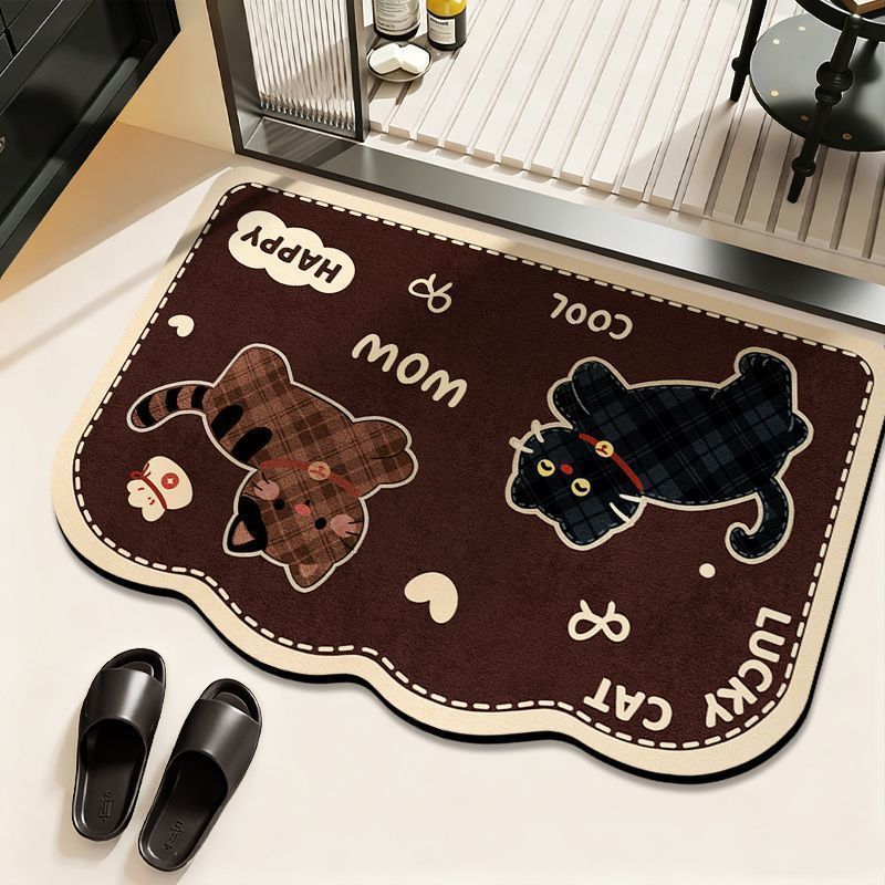 Kat-Thema Decoratieve Badmat