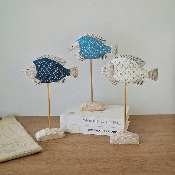 Decoratieve Vis Sculptuur Display