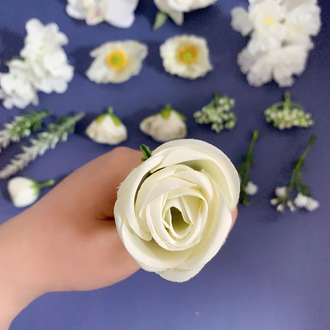 Kunstmatige Bloemversiering Set