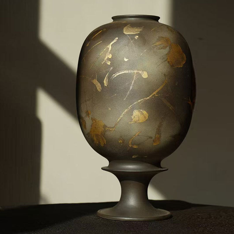 Versierde Decoratieve Keramieken Urn