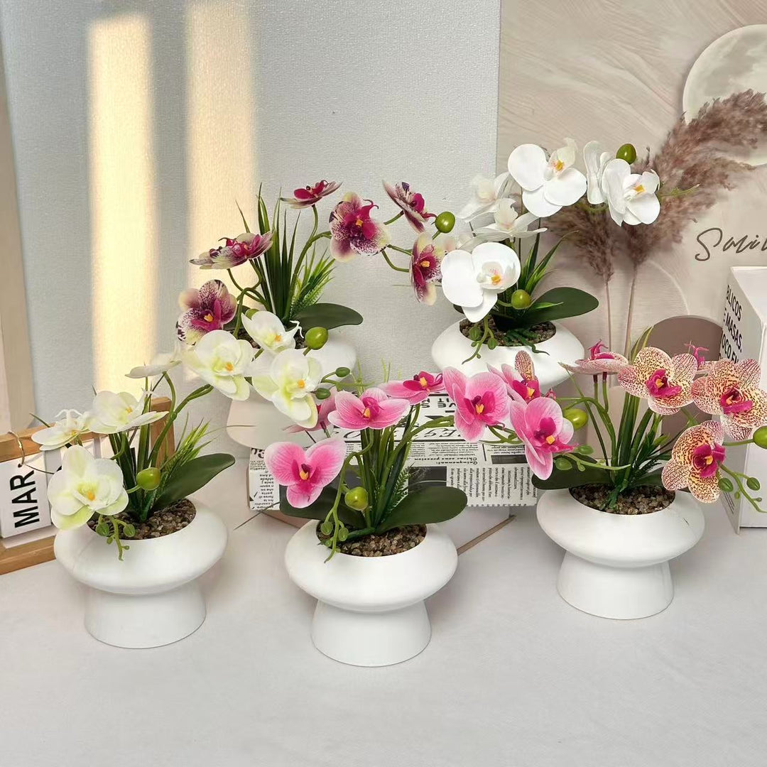 Elegante Faux Orchidee Bloemstuk Centerpiece