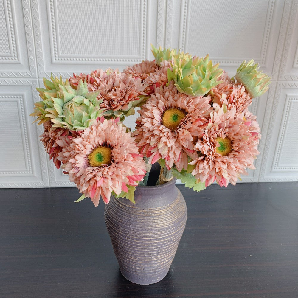 Levensechte Zonnebloem Boeket
