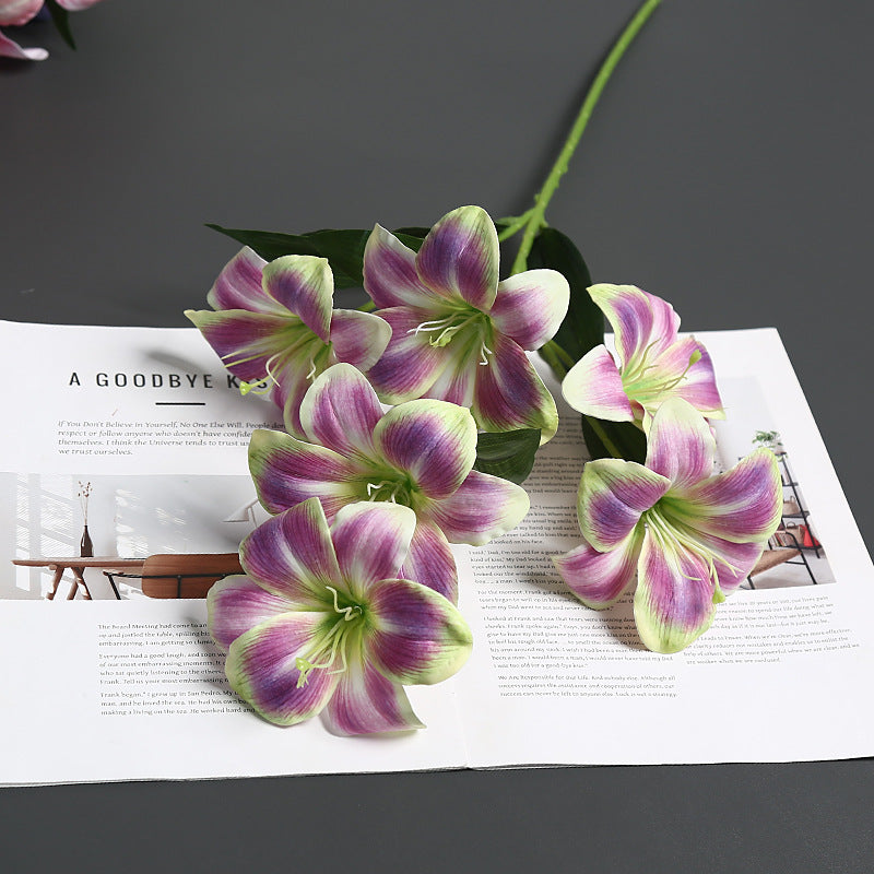 Realistische Zijde Bloem Steel Arrangment