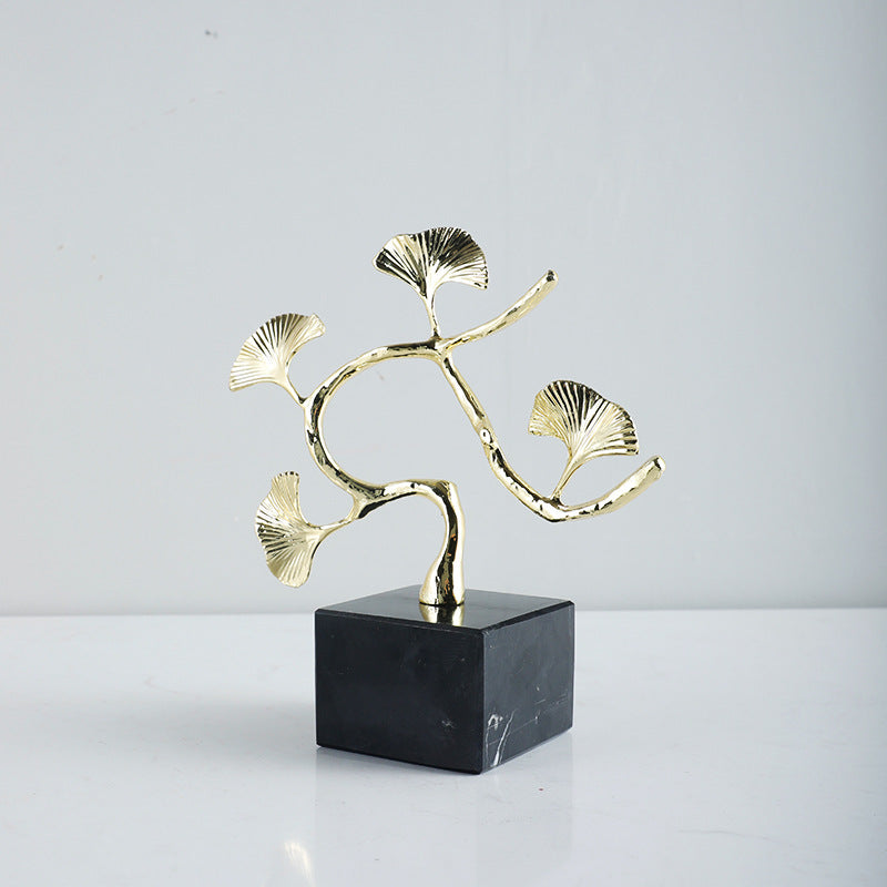 Ginkgo Leaf Decoratieve Sculptuur