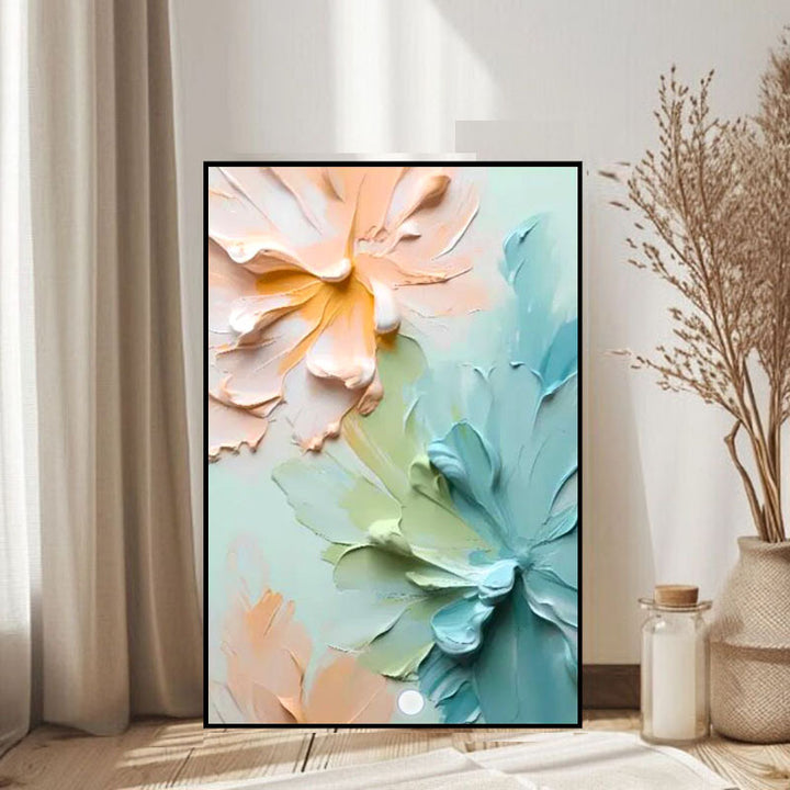 Decoratieve Bloemrijke Canvas Kunst