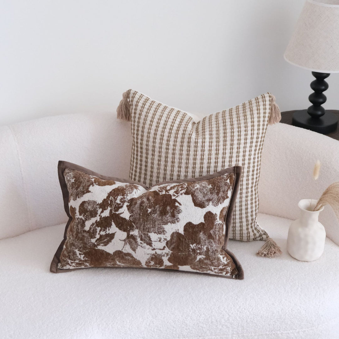 Textured Weave Throw Pillow voor Huisdecoratie