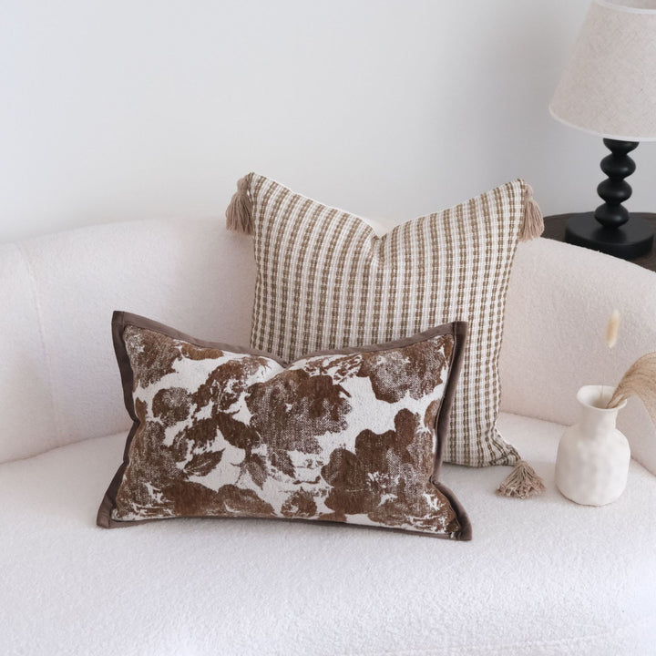 Textured Weave Throw Pillow voor Huisdecoratie