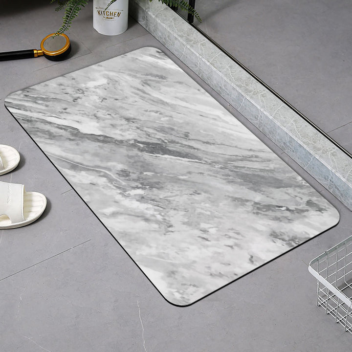 Luxe Marmeren Print Badmat