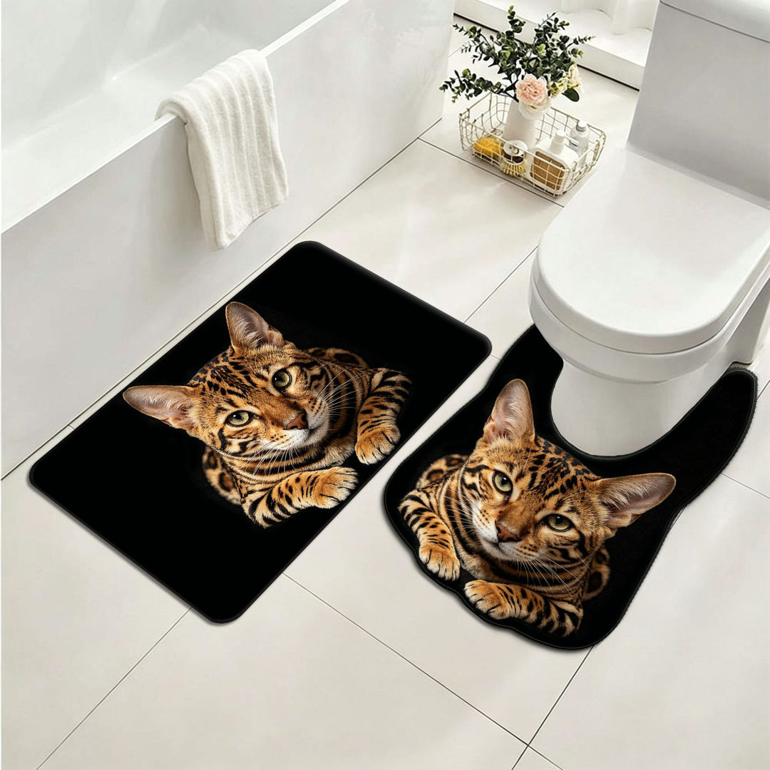 Panda-Thema Pluche Toiletmat Set