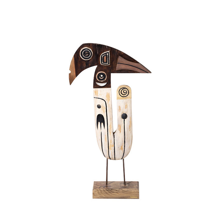 Decoratieve Abstracte Gezicht Sculptuur