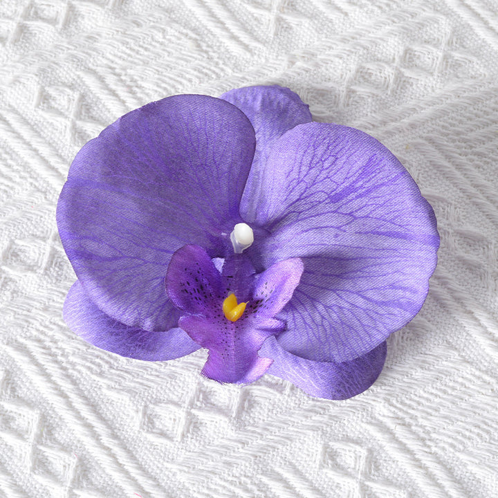 Elegante Zijde Orchidee Haaraccessoire