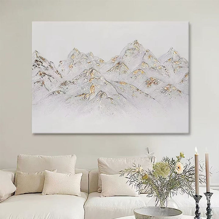 Elegante Berglandschap Canvas Kunst