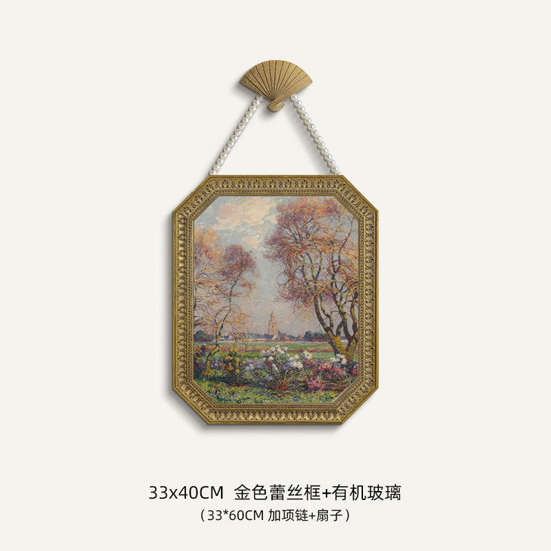 Versierde Botanische Gecadreerde Kunst