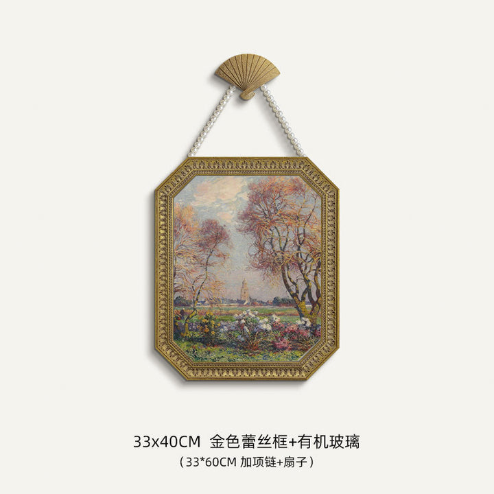 Versierde Botanische Gecadreerde Kunst