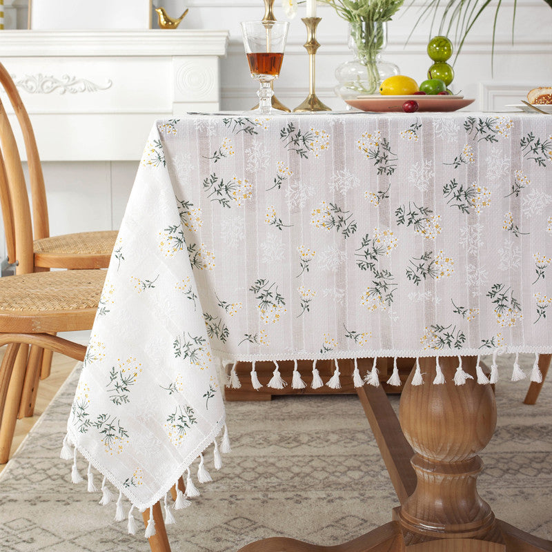 Elegante Bloemen Tafelkleed