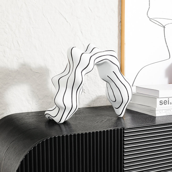 Decoratieve Golfvorm Sculptuur
