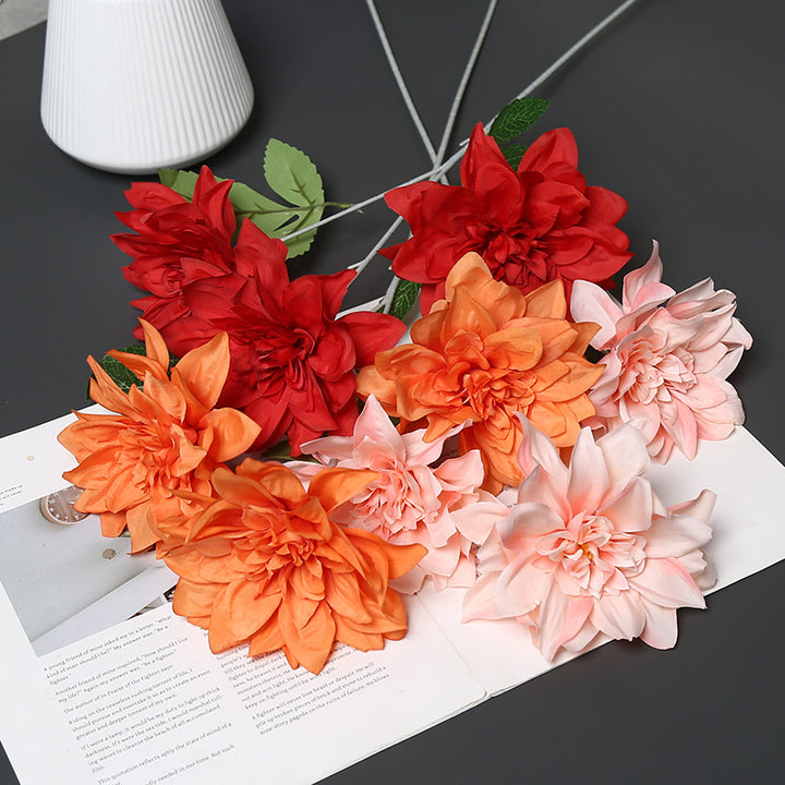 Levensechte Stoffen Bloemenarrangement