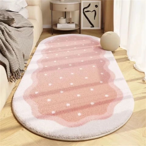 Zachte Pluche Decoratieve Vloerkleed