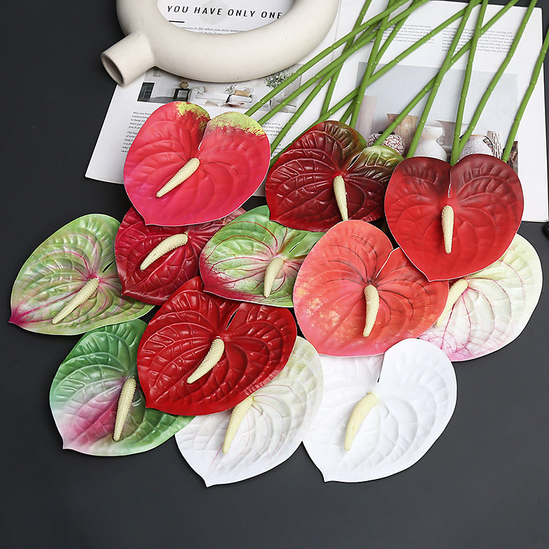 Elegante Faux Anthurium Bloem