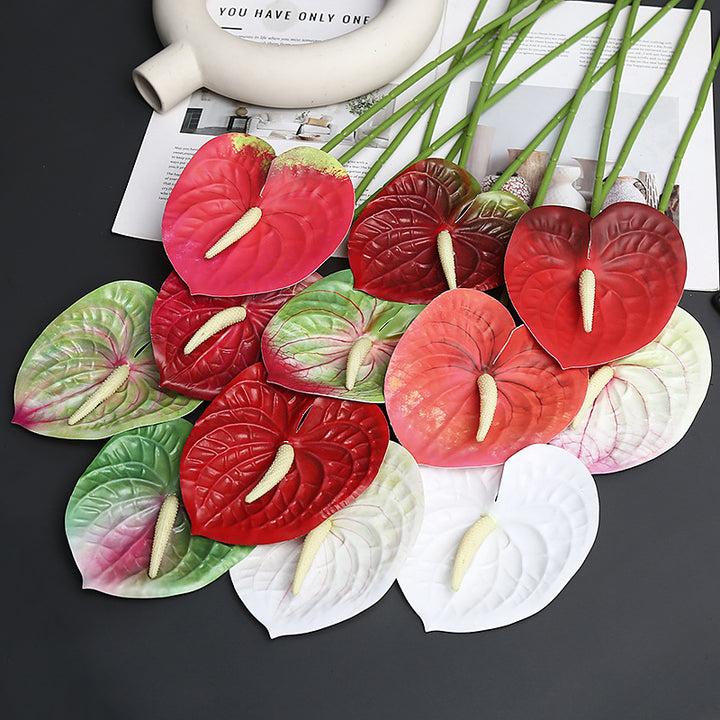 Elegante Faux Anthurium Bloem