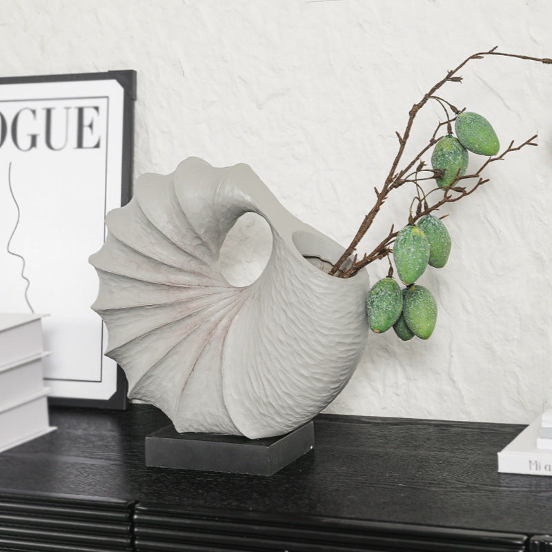 Decoratieve Nautische Geïnspireerde Schelp Sculptuur