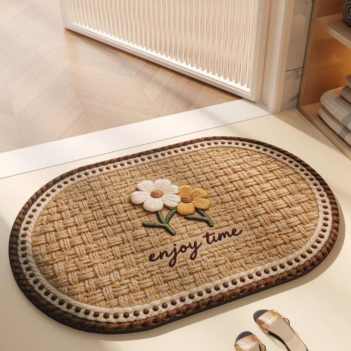 Florale Design Badmat