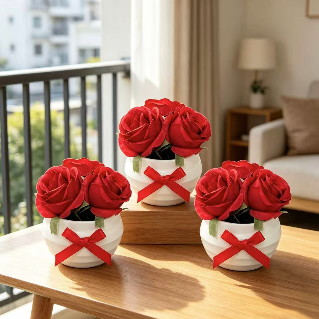 Elegante Decoratieve Rozenbloem voor Hu decoratie Display